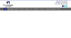 Desktop Screenshot of latorrelaw.com