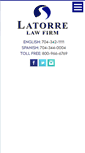Mobile Screenshot of latorrelaw.com
