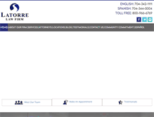Tablet Screenshot of latorrelaw.com